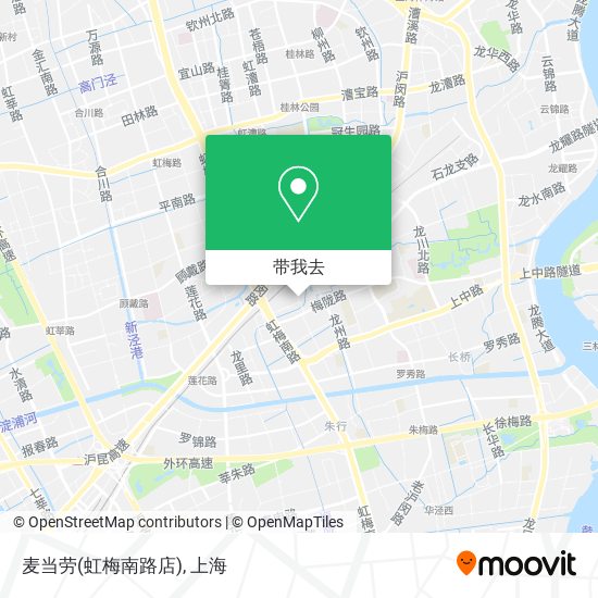 麦当劳(虹梅南路店)地图