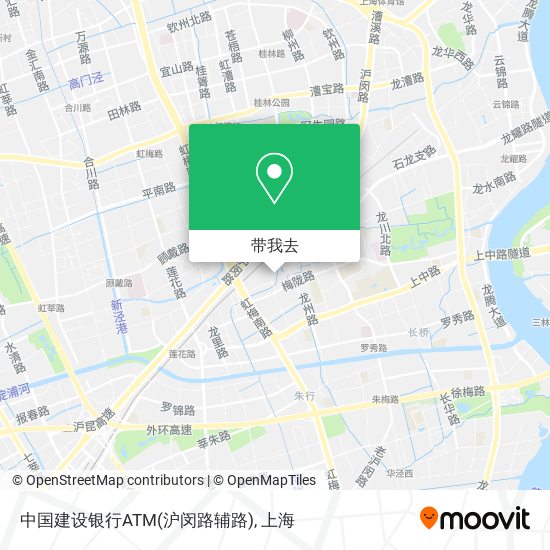 中国建设银行ATM(沪闵路辅路)地图