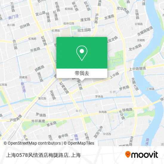 上海0578风情酒店梅陇路店地图