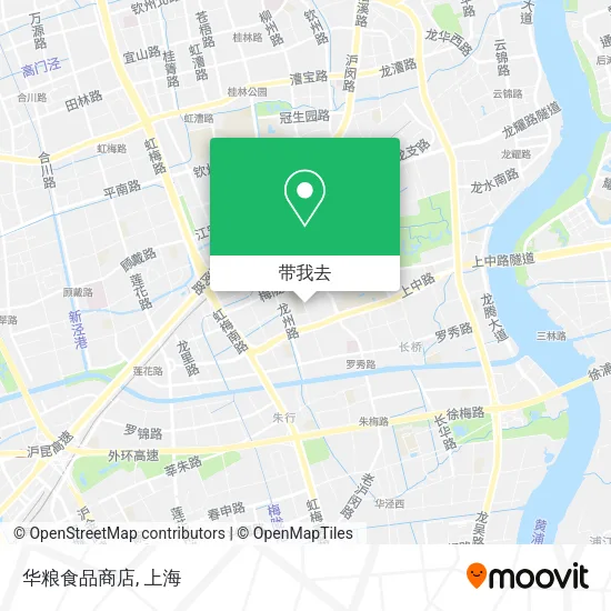 华粮食品商店地图