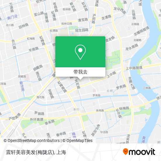 震轩美容美发(梅陇店)地图