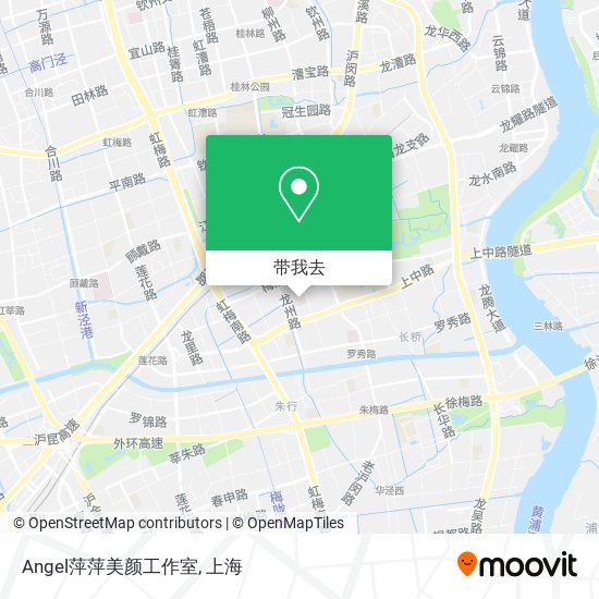 Angel萍萍美颜工作室地图