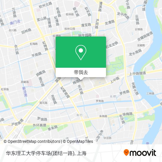 华东理工大学停车场(团结一路)地图