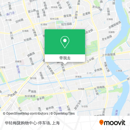 华轻梅陇购物中心-停车场地图