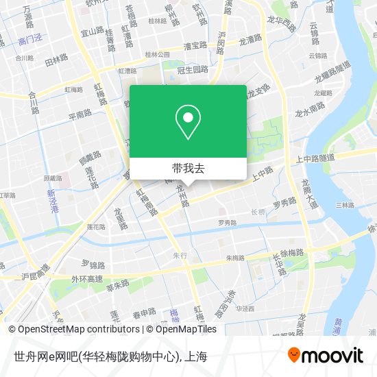 世舟网e网吧(华轻梅陇购物中心)地图