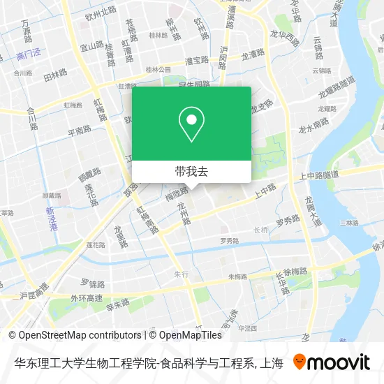 华东理工大学生物工程学院-食品科学与工程系地图