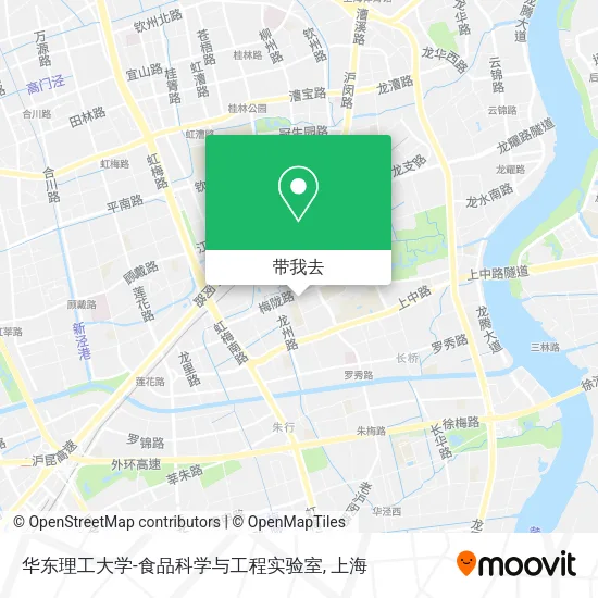 华东理工大学-食品科学与工程实验室地图