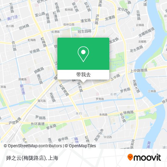 婵之云(梅陇路店)地图