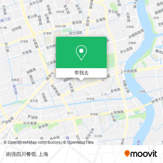 岗强四川餐馆地图