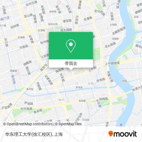 华东理工大学(徐汇校区)地图