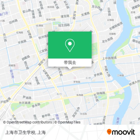 上海市卫生学校地图