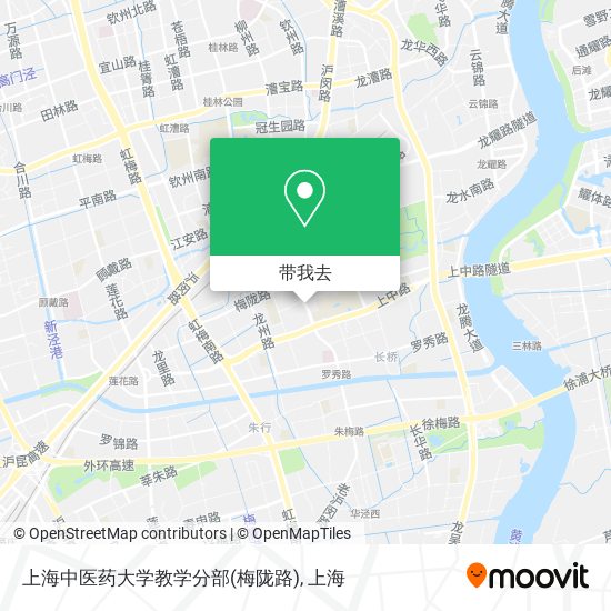 上海中医药大学教学分部(梅陇路)地图