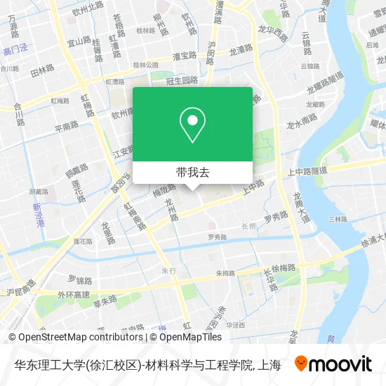 华东理工大学(徐汇校区)-材料科学与工程学院地图