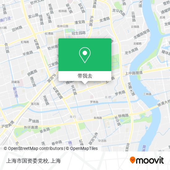 上海市国资委党校地图