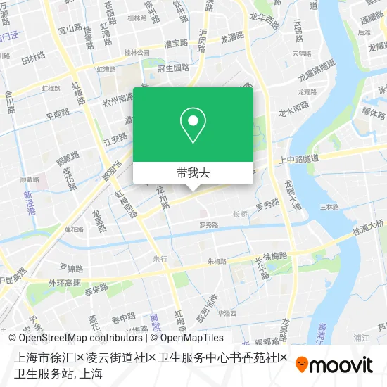 上海市徐汇区凌云街道社区卫生服务中心书香苑社区卫生服务站地图