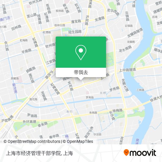 上海市经济管理干部学院地图
