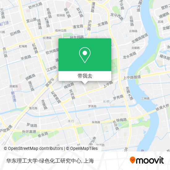 华东理工大学-绿色化工研究中心地图