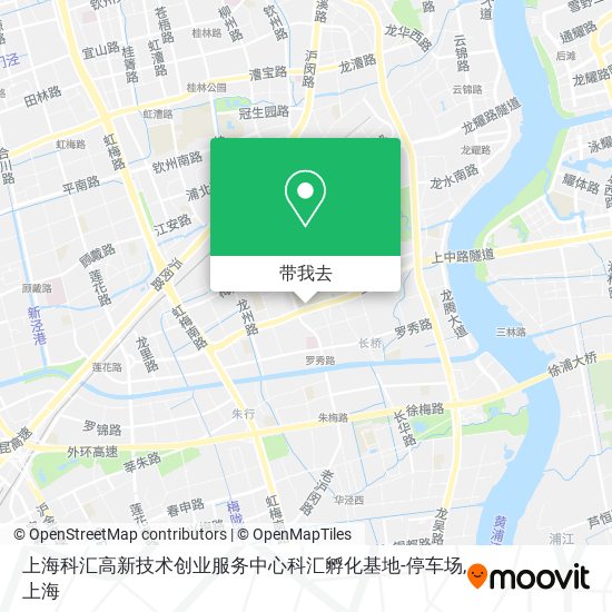 上海科汇高新技术创业服务中心科汇孵化基地-停车场地图