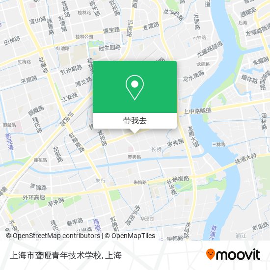 上海市聋哑青年技术学校地图