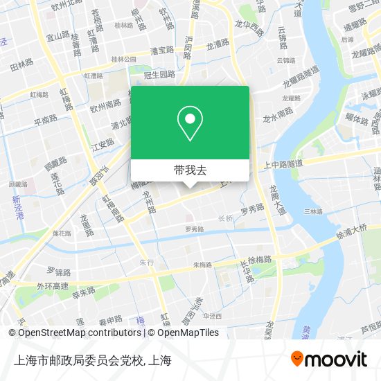 上海市邮政局委员会党校地图