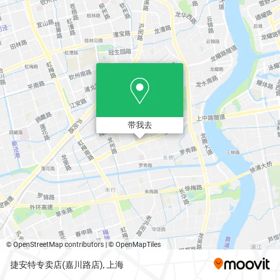 捷安特专卖店(嘉川路店)地图