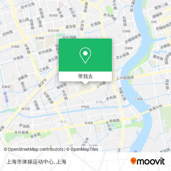 上海市体操运动中心地图