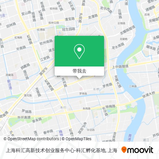 上海科汇高新技术创业服务中心-科汇孵化基地地图