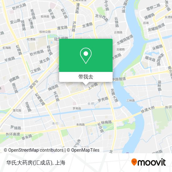 华氏大药房(汇成店)地图