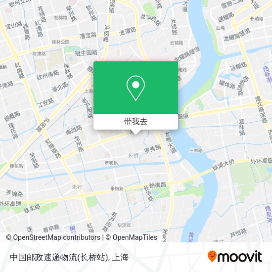 中国邮政速递物流(长桥站)地图