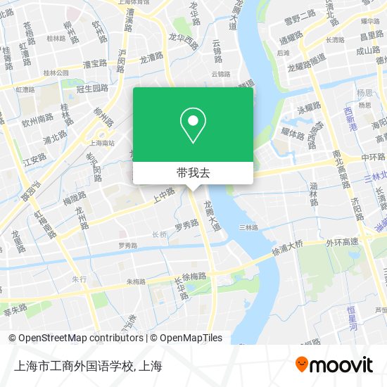 上海市工商外国语学校地图