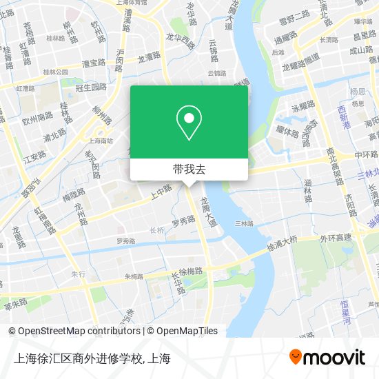 上海徐汇区商外进修学校地图