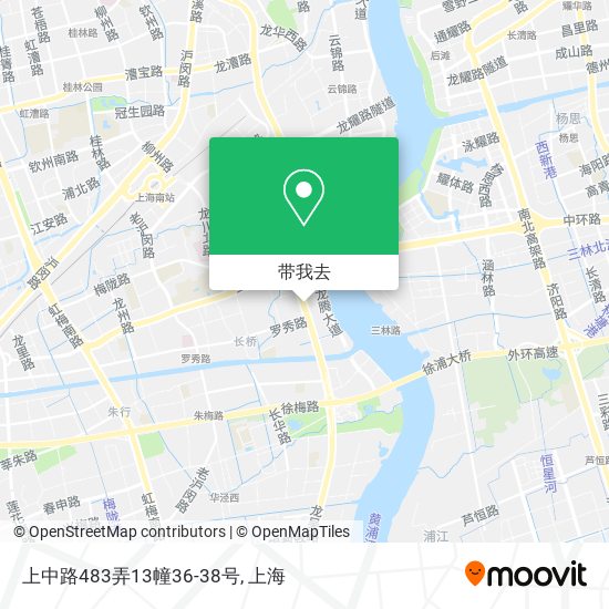 上中路483弄13幢36-38号地图