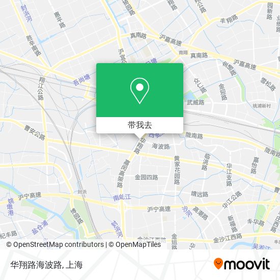 华翔路海波路地图