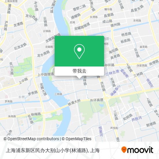 上海浦东新区民办大别山小学(林浦路)地图