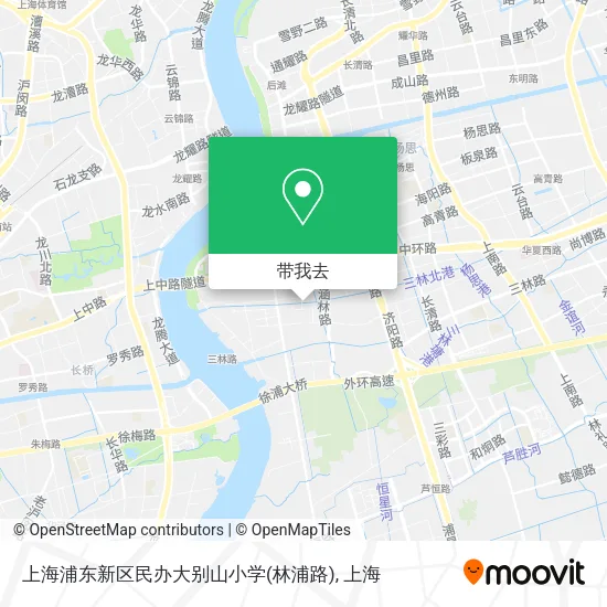 上海浦东新区民办大别山小学(林浦路)地图