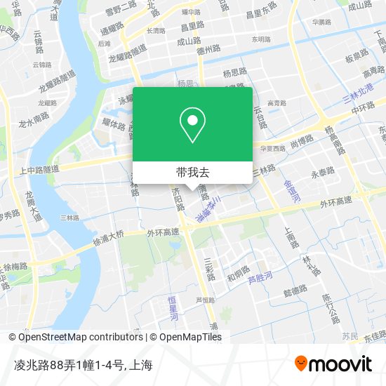 凌兆路88弄1幢1-4号地图