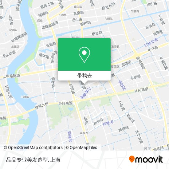 品品专业美发造型地图