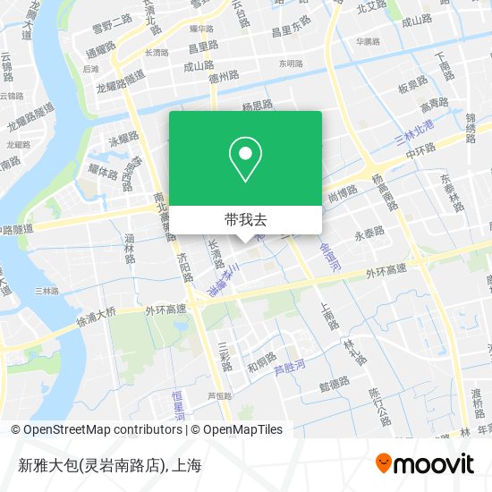 新雅大包(灵岩南路店)地图