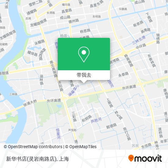 新华书店(灵岩南路店)地图