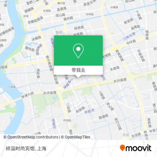 祥温时尚宾馆地图