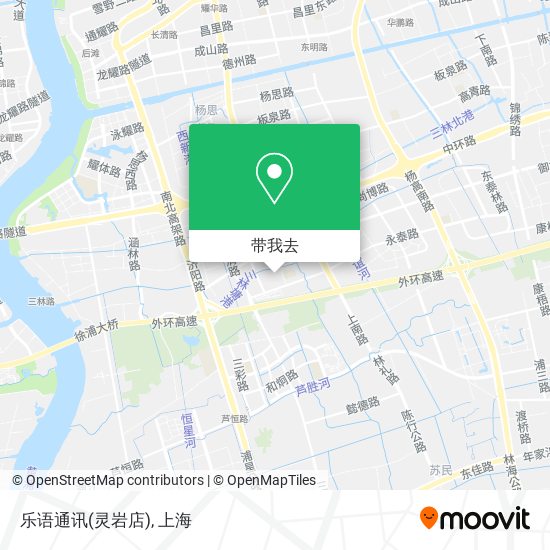 乐语通讯(灵岩店)地图