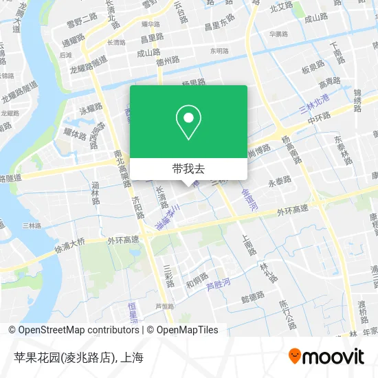 苹果花园(凌兆路店)地图
