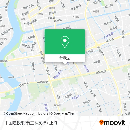 中国建设银行(三林支行)地图