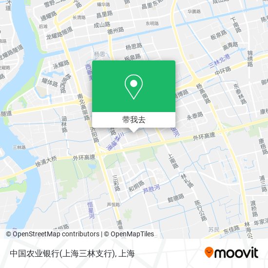 中国农业银行(上海三林支行)地图