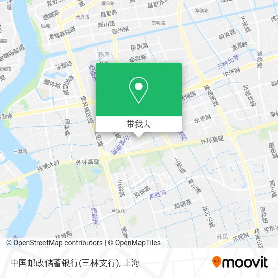 中国邮政储蓄银行(三林支行)地图