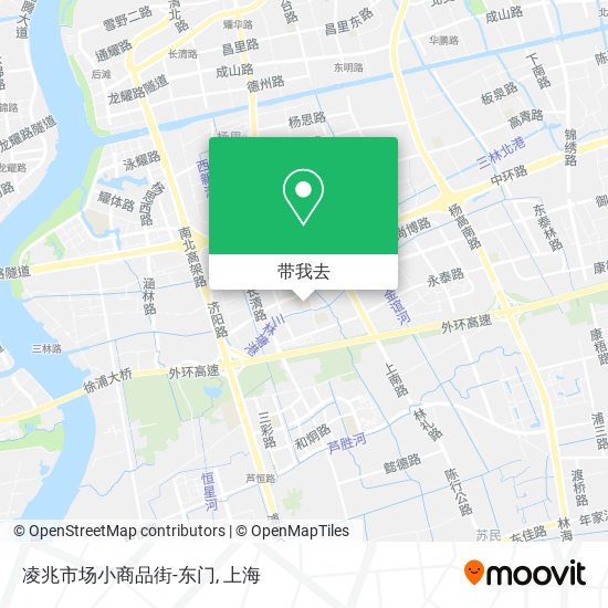 凌兆市场小商品街-东门地图