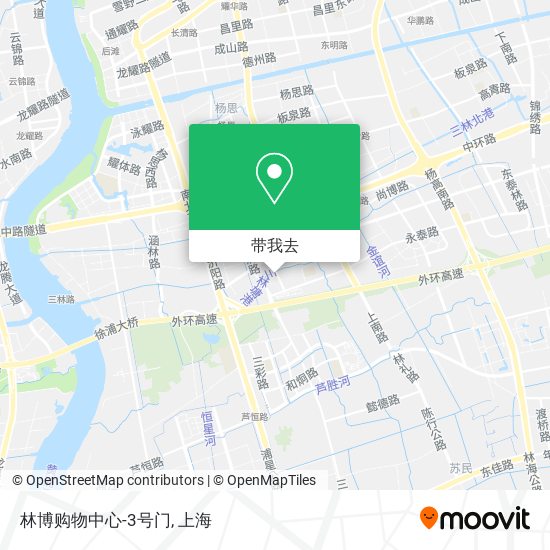 林博购物中心-3号门地图