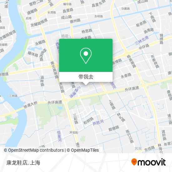 康龙鞋店地图