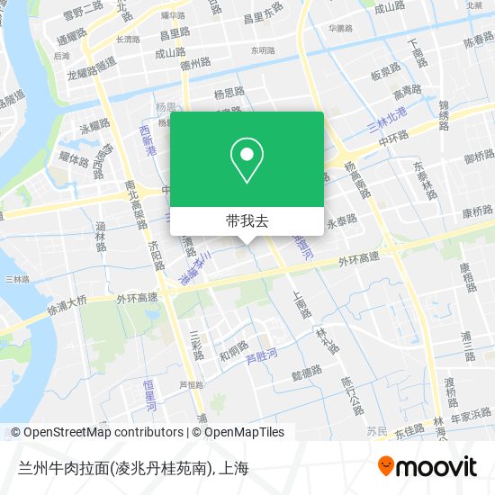 兰州牛肉拉面(凌兆丹桂苑南)地图