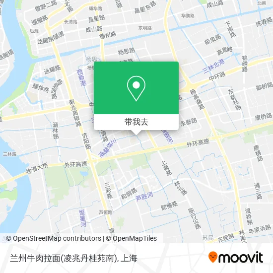兰州牛肉拉面(凌兆丹桂苑南)地图